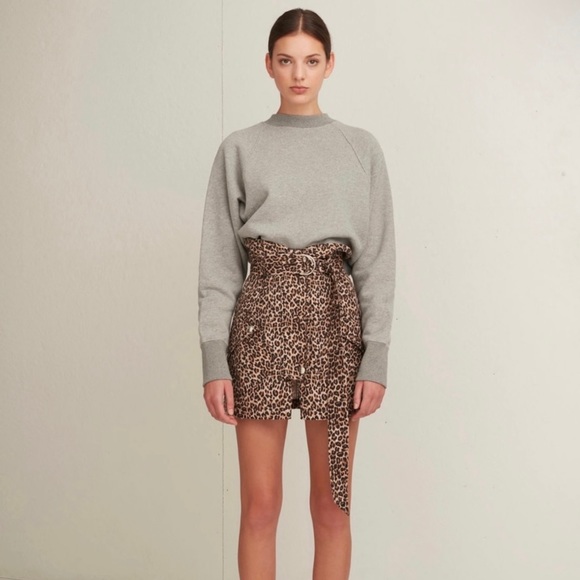 NEW MARISSA WEBB REVOLVE LEOPARD PRINT MINI SKIRT - Picture 8 of 9